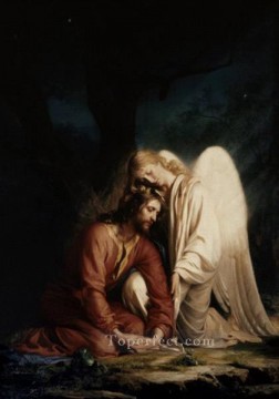 Christ à Gethsémani2 religion Carl Heinrich Bloch Peinture à l'huile